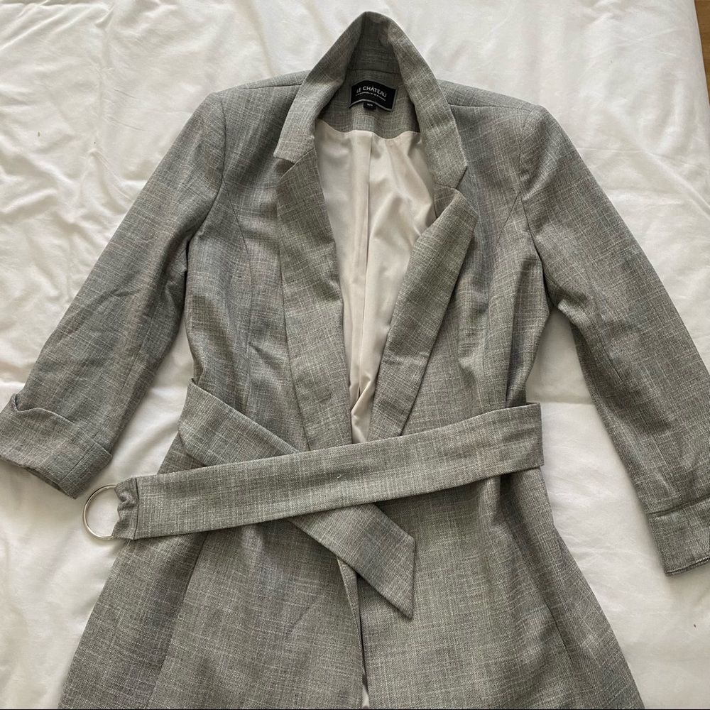 Grey suit!